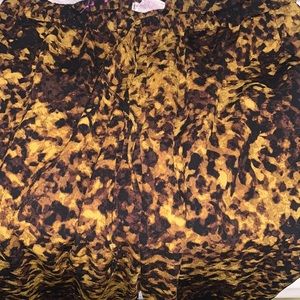 Merona Leopard Animal Print Jogger Pant L